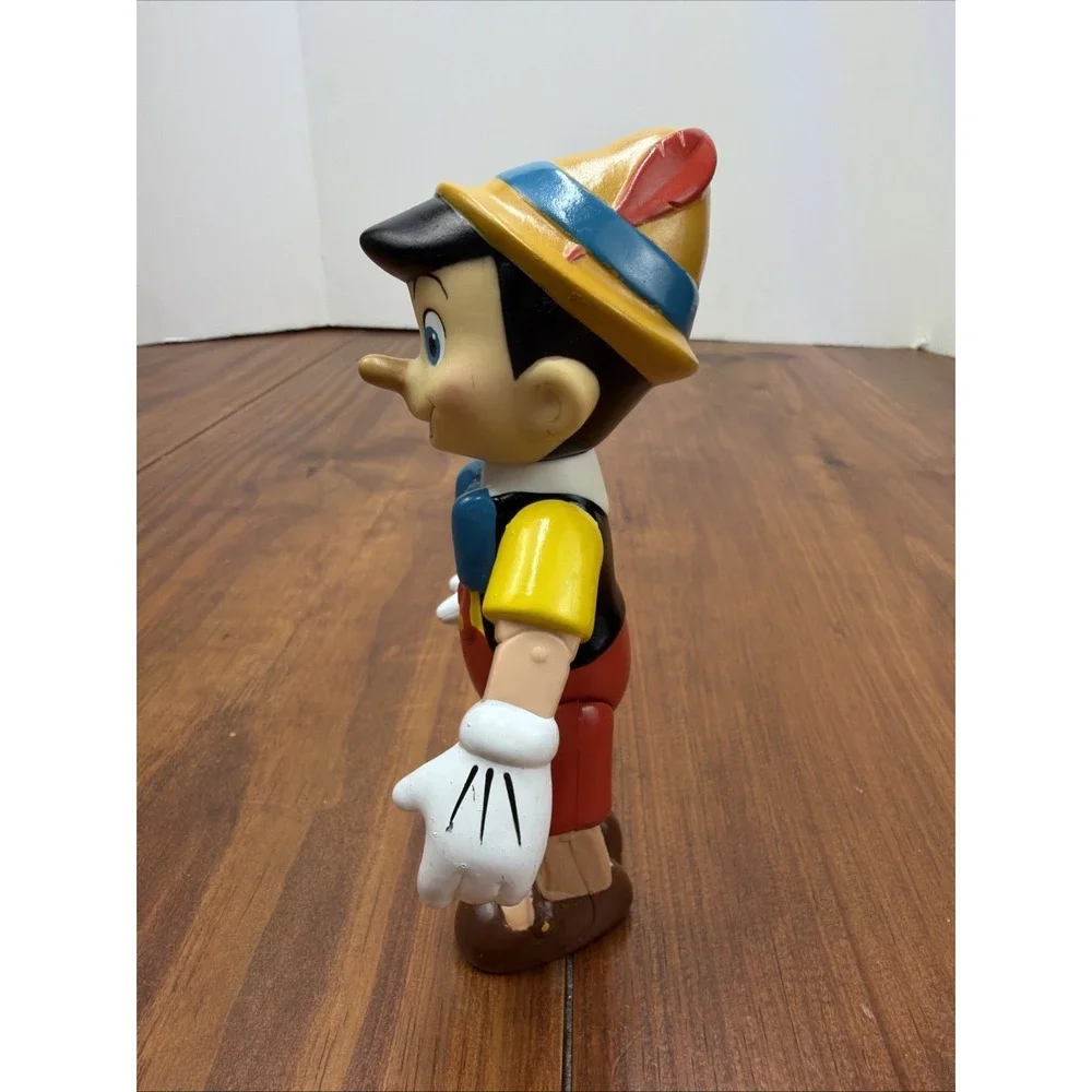 Disney Vintage Pinocchio Articulated Figure  Movable Plastic Toy